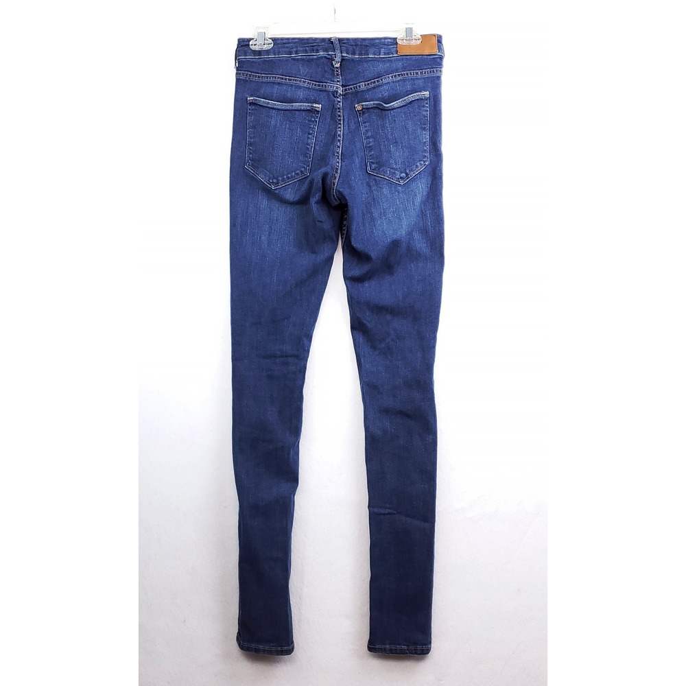 H&M &Denim Jeans Skinny High Waist Blue Size 28 Inseam 34 - Picture 2 of 9